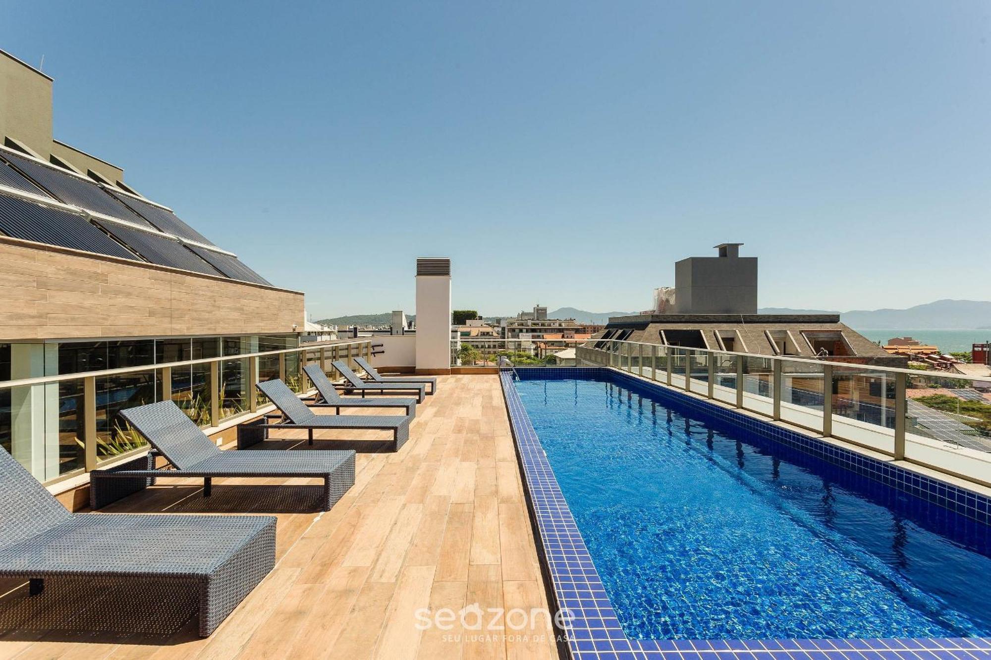 Lindo Studio Moderno A 300M Da Praia Jurere Elu106 Флорианополис Экстерьер фото